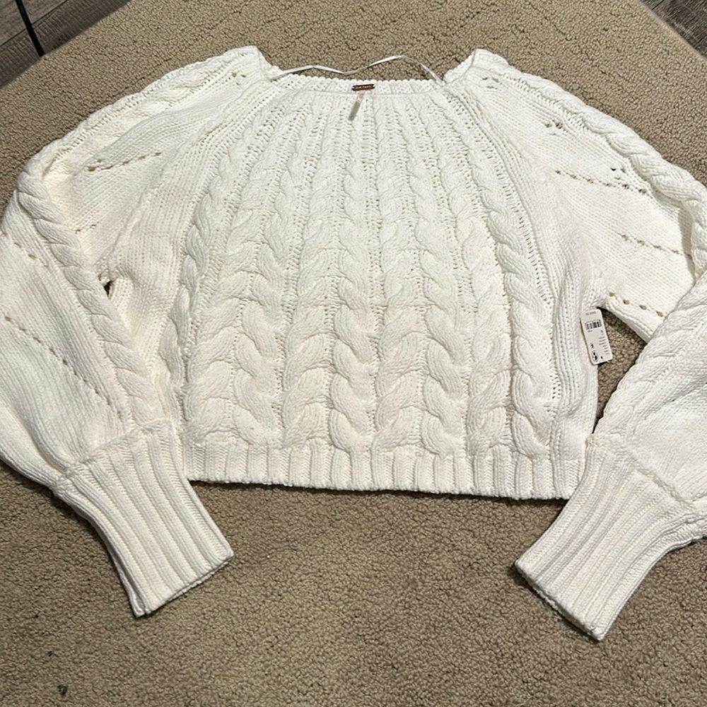 Free People crop sweater